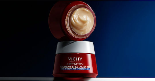 Vichy Liftactiv Pigment Specialist B3 Λευκαντική Κρέμα Προσώπου Νυκτός κατά των Πανάδων με Ρετινόλη & Νιασιναμίδη 50ml