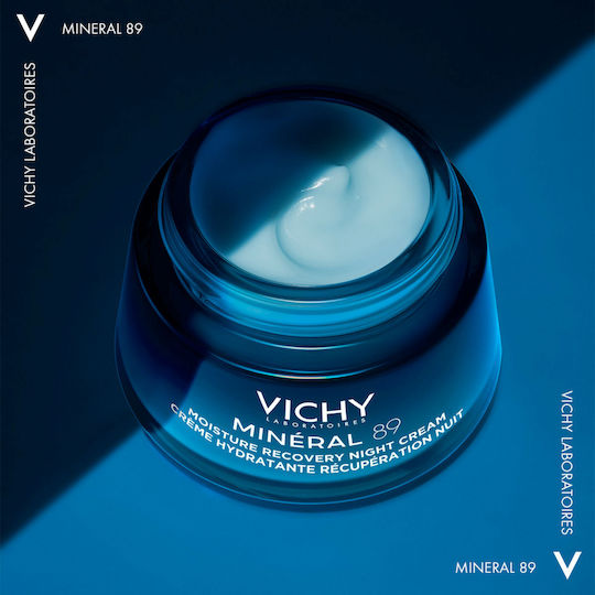 Vichy Mineral 89 72ωρη Ενυδατική & Αναπλαστική Κρέμα Προσώπου Νυκτός 50ml