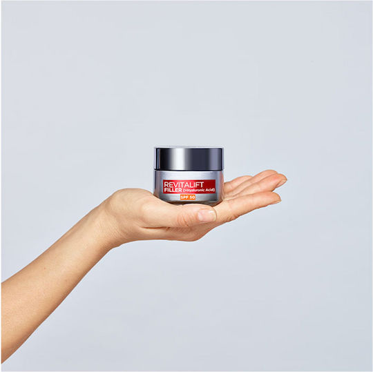 L'Oreal Paris Revitalift Filler Creme Gesicht Tag mit SPF50 50ml