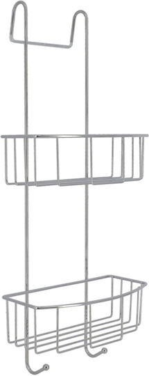 Επιτοίχια Ραφιέρα Μπάνιου Μεταλλική 23x10x46.5cm Επιτοίχια Ραφιέρα Μπάνιου Μεταλλική 23x10x46.5cm