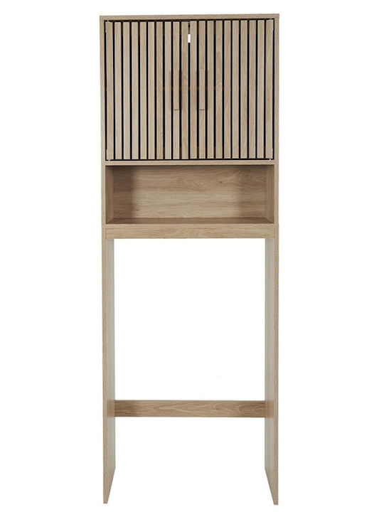 The Home Deco Factory Επιδαπέδια Ραφιέρα Μπάνιου Ξύλινη 60x20x166cm Καφέ