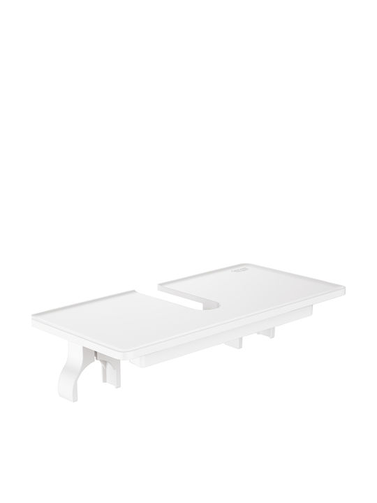 Grohe Wall Mounted Bathroom Shelf Plastic White