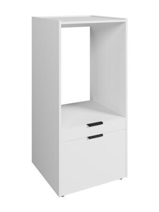 Epipla1.gr Floor Bathroom Shelf Plastic White