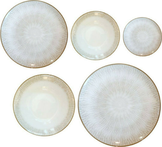 Cryspo Trio Soleil Beige Porcelain Dinnerware Set 20pcs Cryspo Trio Soleil Beige Porcelain Dinnerware Set 20pcs