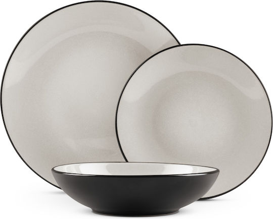 Berlinger Haus White Ceramic Dinnerware Set 18pcs