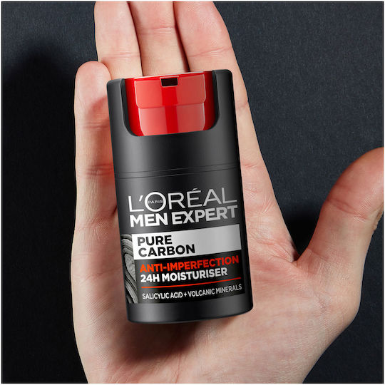 L'Oreal Paris Men Expert Pure Carbon Anti-Flecken 24h Herren Creme Gesicht 50ml
