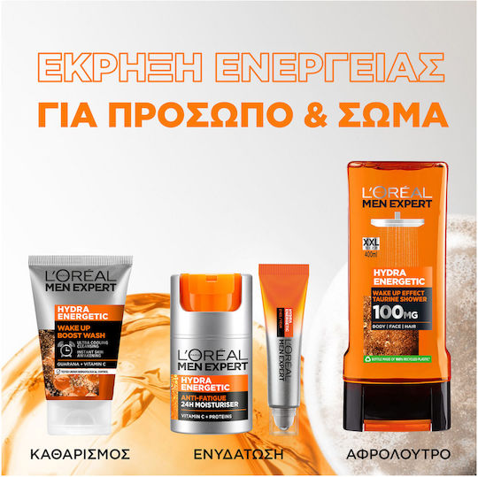L'Oreal Paris Men Expert Hydra Energetic 24h Men's Cream Face with Ceramides 50ml