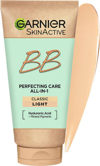 Garnier Skinactive Perfecting Care All in 1 BB Light Cremă de Față de Zi 24h cu SPF15 împotriva Imperfecțiunilor cu Acid Hialuronic & Aloe Vera 50ml