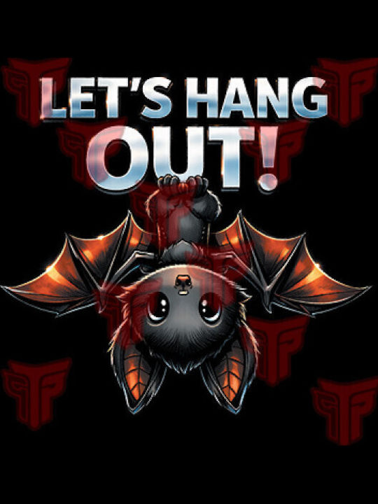Μπλούζες Φούτερ Κουκούλα Takeposition Στάμπα Hang Out Μαύρο 907-1684