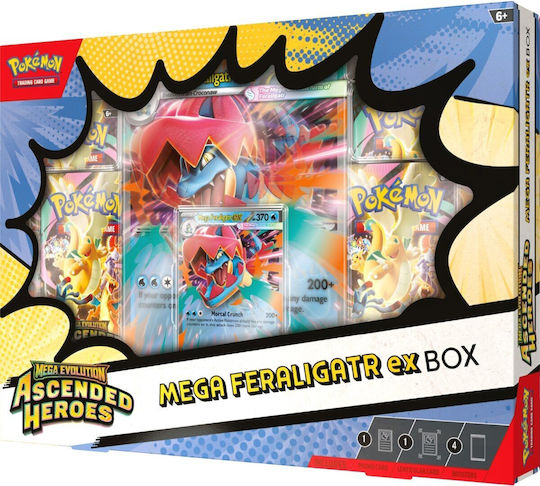 Pokemon Mega Feraligatr Ex Box Mega Evolution: Ascended Heroes