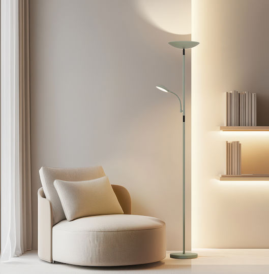 Viokef LED Floor Lamp Height 178cm Green Viokef LED Floor Lamp Height 178cm Green