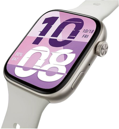 Honor Watch X5i 47mm με Παλμογράφο (Λευκό)