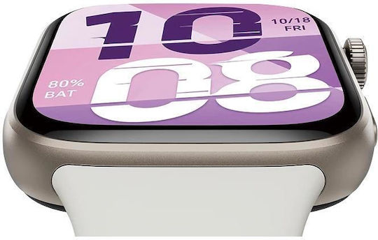 Honor Watch X5i 47mm με Παλμογράφο (Λευκό)