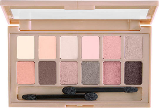 Maybelline The Blushed Nudes Palette with Eye Shadows in Pressed Powder Form 9.6gr