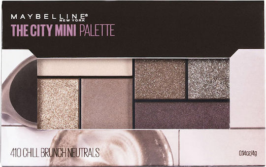 Maybelline The City Mini Eye Shadow Palette in Solid Form 410 Chill Brunch Neutrals 6gr