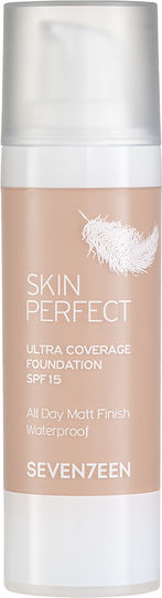 Seventeen Skin Perfect Ultra Coverage Waterproof Liquid Make Up SPF15 03 30ml