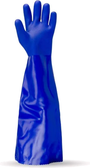 Fornax 60 250 Gloves for Work Blue PVC/Cotton 1pcs