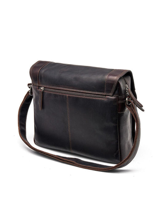 Leather Men's Briefcase Brown