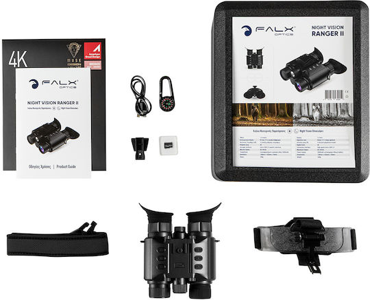 Falx Optics Digital Binoculars 8x25mm Night 349gr