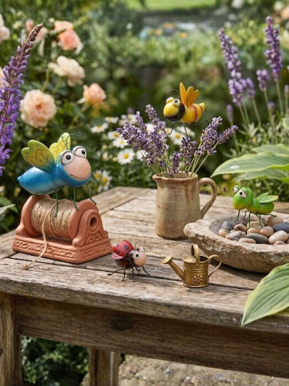 Koopman Metal Garden Decoration 12.5x7.3x12.5cm 252213430