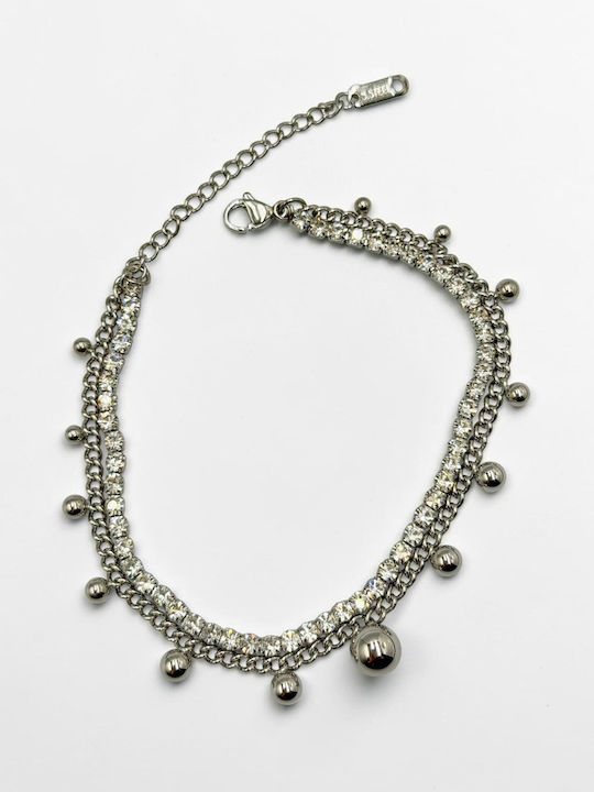 Fußarmband aus Stahl Fußarmband aus Stahl