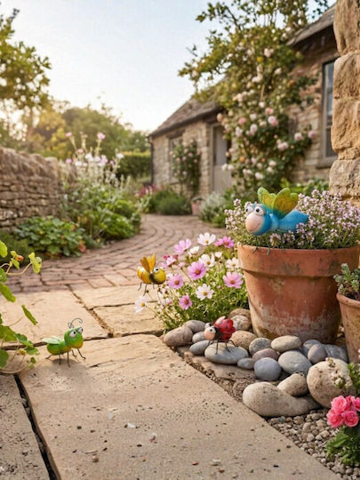Koopman Metal Garden Decoration 12.5x7.3x12.5cm 252213430