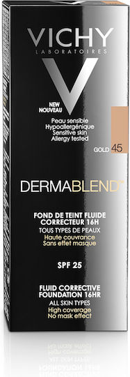 Dermablend Liquid Foundation SPF35 45 Gold 30ml