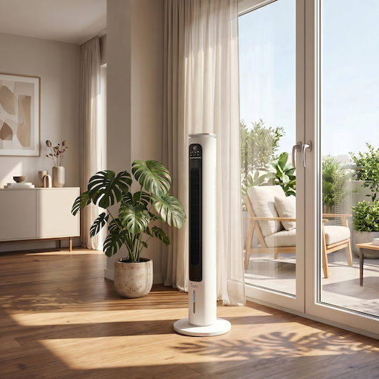 Izzy Iz-9047 Tower Fan 65W With Remote Control Copper