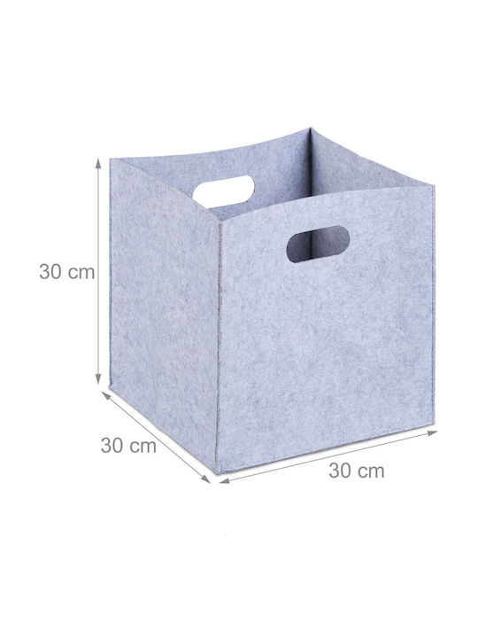 Relaxdays Gray Storage Basket 23lt