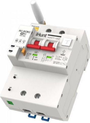 iHunt Двуполюсен Превключвател На Релса WiFi 32A
