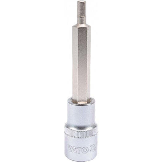 Yato Long Bit Sockets Allen Drive Size 1/2'' Set 20 Pieces Yt-04392