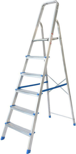 Leiter Aluminium mit 6+1 Stufen