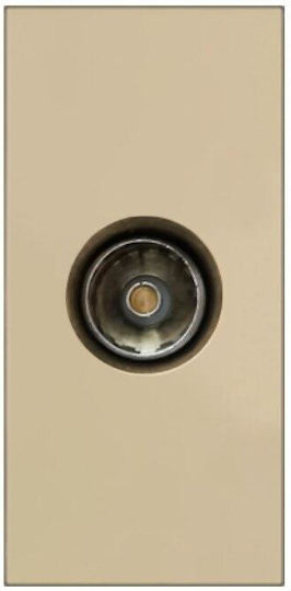 Luxion Tv Socket Module 1m Gold