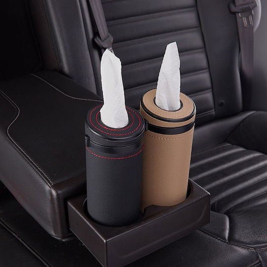 Tube-shaped Tissue Dispenser Black Oem