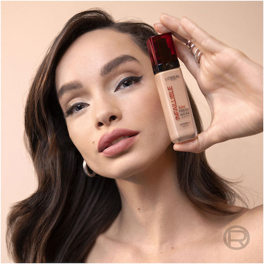 L'Oreal Paris Infaillible 32H Fresh Wear Liquid Foundation 200 Golden Sand 30ml
