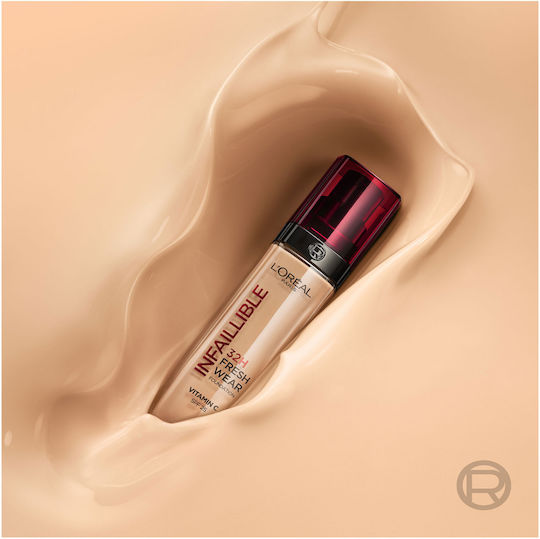 L'Oreal Paris Infaillible 32H Fresh Wear Liquid Foundation 145 Rose Beige 30ml