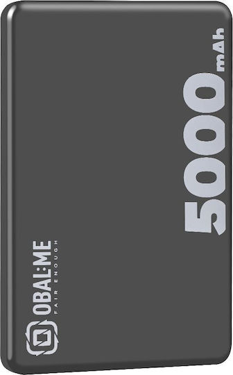 Obal:Me MagNetix MagSafe Power Bank 5000mAh 15W με Θύρα USB-C Μαύρο