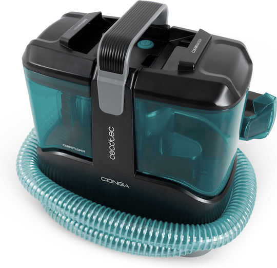 Cecotec Conga 2000 Carpet&Spot Clean Max Σκούπα Υγρών / Στερεών 550W με Πλαστικό Κάδο 1lt Πράσινη