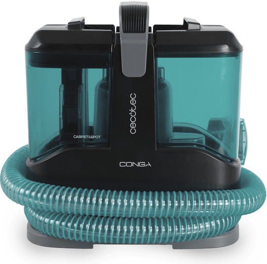 Cecotec Conga 2000 Carpet&Spot Clean Max Σκούπα Υγρών / Στερεών 550W με Πλαστικό Κάδο 1lt Πράσινη
