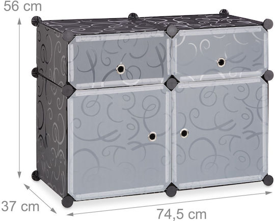 Dulap De Depozitare Plastic M74.5xL37xÎ56cm