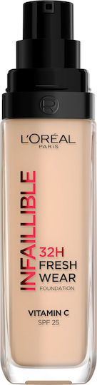 L'Oreal Paris Infaillible 32h Fresh Wear Liquid Foundation SPF25 132 Warm Undertone 30ml