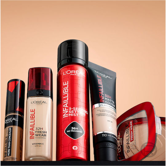 L'Oreal Paris Infaillible 32H Fresh Wear Liquid Foundation SPF25 130 Beige Peau 30ml