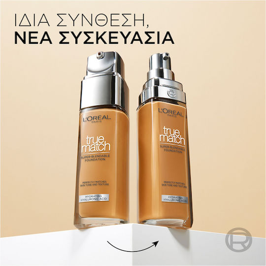 L'Oreal Paris True Match Liquid Foundation SPF17 4D4W Golden Natural 30ml