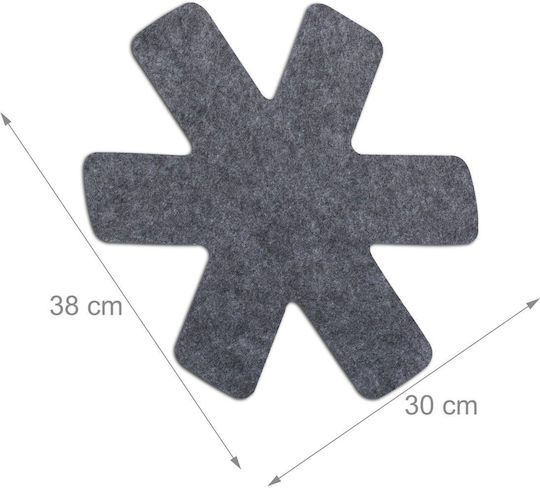 Relaxdays Placemats for Cooking Utensils 6 Pieces