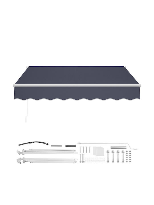 Vevor Terrace Tent with LEDs Gray 2.5x2m