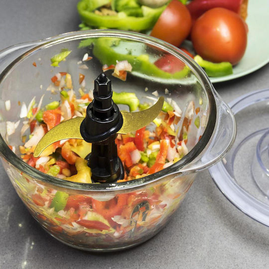 Cecotec Titanglass 1000 Mini Chopper Multi 500W mit Behälter 1lt Inox