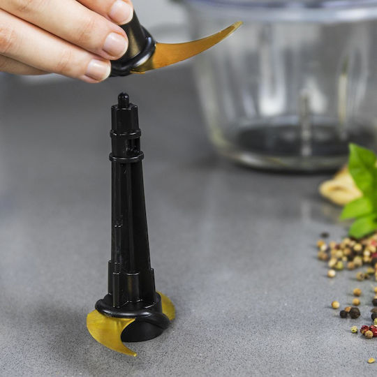 Cecotec Titanglass 1000 Mini Chopper Multi 500W mit Behälter 1lt Inox