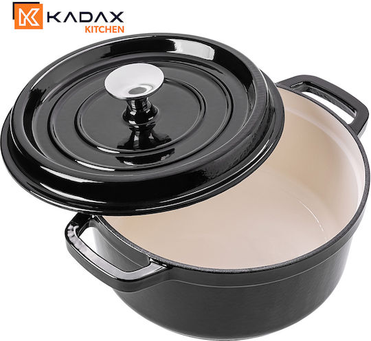 Kadax Round Cast Iron Dutch Oven 4.5lt