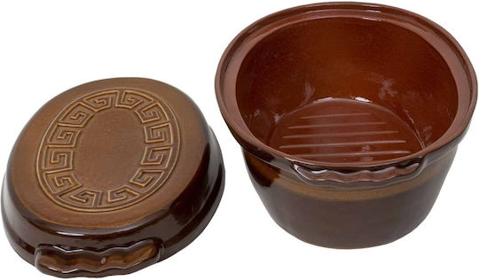 Ovale Keramik Niederländischer Ofen 35x25cm 4lt
