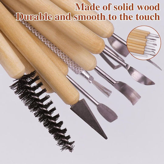 Set Unelte Pentru Lucru Manual Sculptură 66 Buc